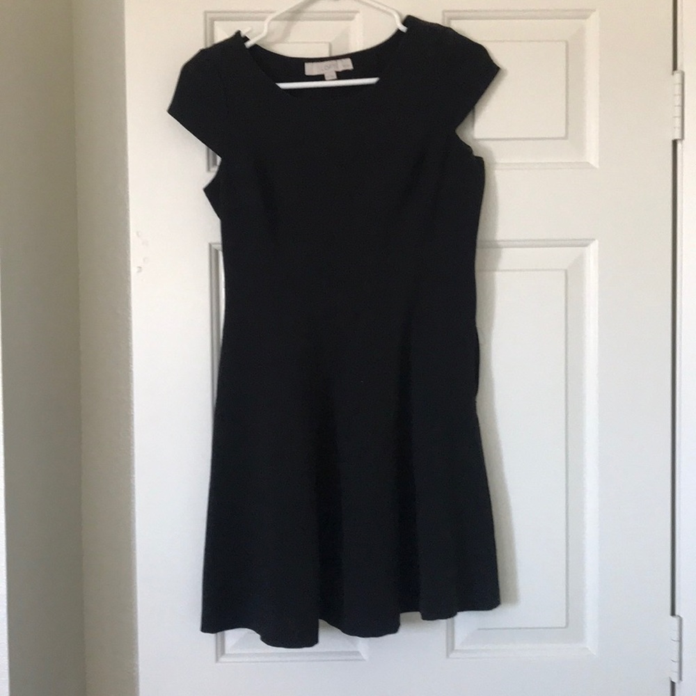 Loft black dress 0p